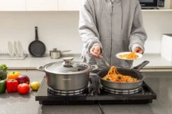 Swiss Pro+ | Set 14 Delige Pannenset | Inductie - Pannensets - Glazen Deksel - Met Afneembare Handgreep - Marmeren Interieur -PFAS-vrij | Grey / Silver -Keukengerei Verkoop 1200x799 42