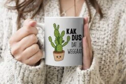 Mok - Koffiemok - Spreuken - Quote - 'Kak Dus Dat Je Weggaat' - Baan - Mokken - 350 ML - Beker - Koffiemokken - Theemok - Mok Met Tekst -Keukengerei Verkoop 1200x800 107