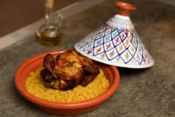 CRAFLAIR ~ Tajine ~ Ø 30 Cm ~ Geschikt Voor Inductie - Adapter ~ Handgemaakt ~ Geglazuurd Keramiek -Keukengerei Verkoop 1200x800 70