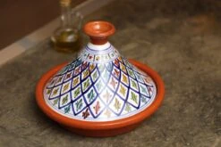 CRAFLAIR ~ Tajine ~ Ø 30 Cm ~ Geschikt Voor Inductie - Adapter ~ Handgemaakt ~ Geglazuurd Keramiek -Keukengerei Verkoop 1200x800 72