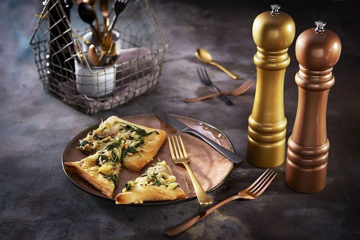 Amefa Vintage Bestekset - 24 Delig- 6 Persoons - Goud 2 Amefa Vintage Bestekset - 24 Delig- 6 Persoons - Goud - Afbeelding 2