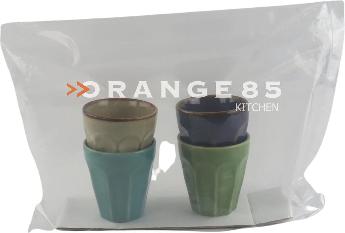 Orange85 Cappuccino Mokken - 4 Stuks - 250 Ml - Porselein - Hittebestendig - Keuken - Accessoires - Cappuccino Glazen - Cappuccino Kopjes - Latte Macchiato Glazen 8 Orange85 Cappuccino Mokken - 4 Stuks - 250 Ml - Porselein - Hittebestendig - Keuken - Accessoires - Cappuccino Glazen - Cappuccino Kopjes - Latte Macchiato Glazen - Afbeelding 8