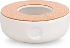 ConBlom Keramische Theepot, Warmer, Theewarmer, Koffiewarmer, Stoofje, Met Kurk-stoofje, Theepot Basis, Theefornuis, Melkwarmer Voor Thuis, Café, Theemelk (zonder Kaars En Theepot) -Keukengerei Verkoop 1200x814 4