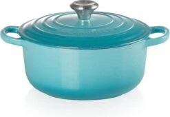 Le Creuset Braadpan Signature Caribbean Blue - ø 20 Cm / 2.4 Liter -Keukengerei Verkoop 1200x825 3