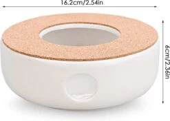 ConBlom Keramische Theepot, Warmer, Theewarmer, Koffiewarmer, Stoofje, Met Kurk-stoofje, Theepot Basis, Theefornuis, Melkwarmer Voor Thuis, Café, Theemelk (zonder Kaars En Theepot) -Keukengerei Verkoop 1200x855 1