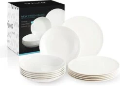 Villeroy & Boch Vivo New Fresh Basic Tafel Serviesset - 6 Personen - 12 Delig - Porselein -Keukengerei Verkoop 1200x867 2
