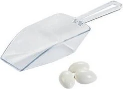 Snoepschep - Transparant - Herbruikbaar - 16 Cm Lang (met Steel) En 5 Cm Diep (de Lepel)