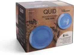 Quid | 18-delige Bordenset | Aardenwerk Bordenset | Vita Azul | Blauw -Keukengerei Verkoop 1200x884 2