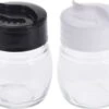 Excellent Houseware Setje Van 2x Stuks Peper En Zout Vaatjes / Strooiers Van Glas 5 X 7 Cm - Peper En Zout Stel