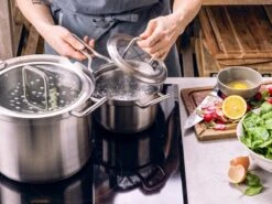 BK Q-linair Master Glas Pannenset - 5-delig - Glazen Deksel - Veilig Afgietsysteem - Inductie -Keukengerei Verkoop 1200x900 12