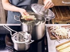 BK Q-linair Master Glas Pannenset - 5-delig - Glazen Deksel - Veilig Afgietsysteem - Inductie -Keukengerei Verkoop 1200x900 15