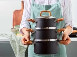 Gero Mark Kookpannenset - 4-delig - Zwart - Houtlook Grepen - Inductie - PFAS-vrij -Keukengerei Verkoop 1200x900 22