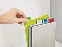 Joseph Joseph JosephJoseph - Index - Mini - Snijplank In Houder - Set Van 5 Stuks - Zilver -Keukengerei Verkoop 1200x900 49