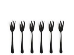 Amefa Taartvorkjes - 6 Stuks - Zwart -Keukengerei Verkoop 1200x900 6