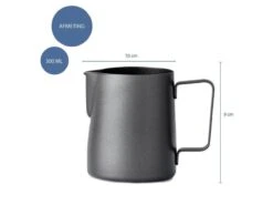 Krumble Melkkannetje 300ml / RVS Melkopschuimkan / Melkkan / Antraciet - Zwart -Keukengerei Verkoop 1200x900 94