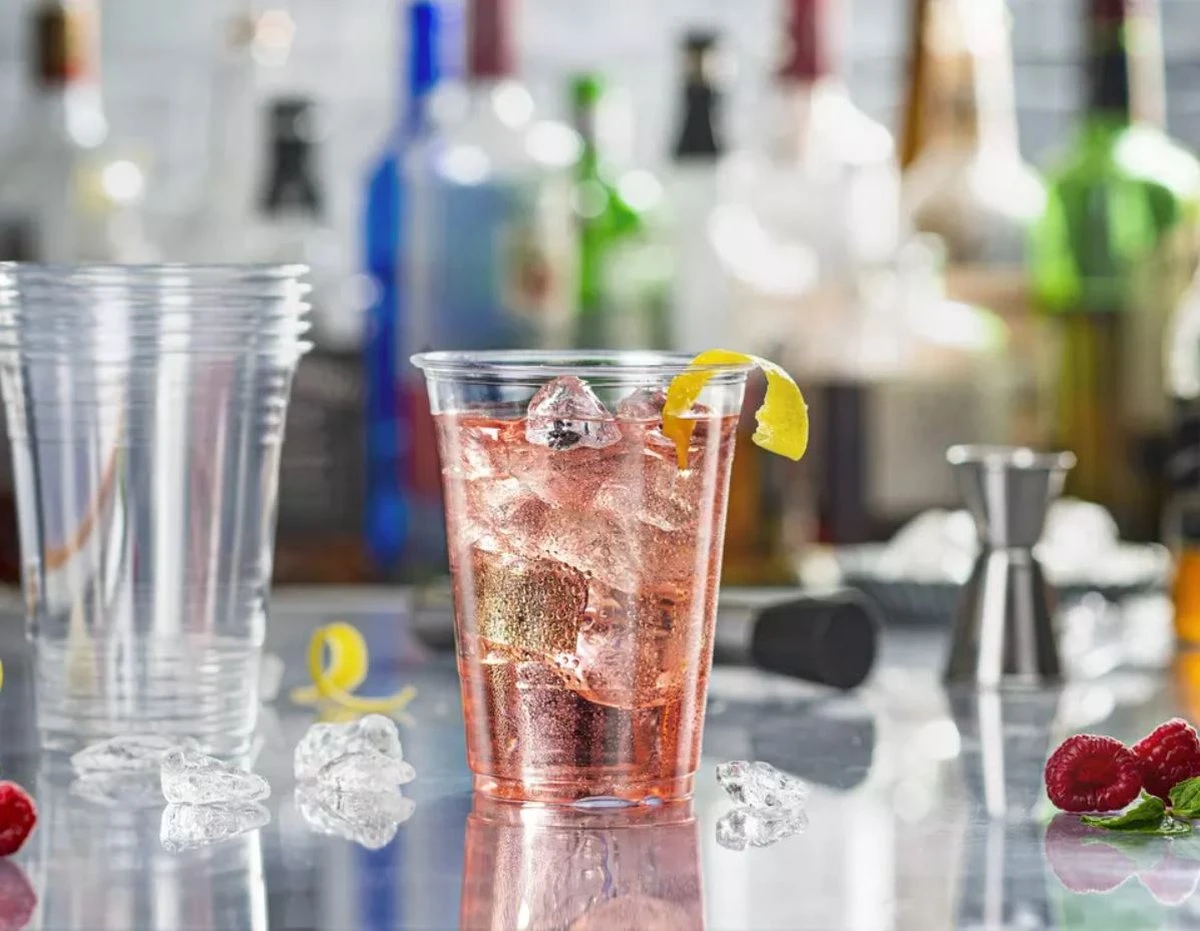 Bio Plastic Bekers - 140 Stuk(s) - 250 Ml - Transparant - Cups - Plastic Glazen - Kerst Servies 2 Bio Plastic Bekers - 140 Stuk(s) - 250 Ml - Transparant - Cups - Plastic Glazen - Kerst Servies - Afbeelding 2