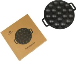 Poffertjespan - Gietijzer - Ø 24 Cm - Poffertjesmaker - 19 Poffertjes - Poffertjespan Inductie -Keukengerei Verkoop 1200x951