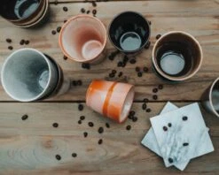 Koffiekopjes - Earth Koffiemok - Koffiebeker - Set Van 6 Kopjes - 200ML - Verschillende Kleuren - Porselein - Hip En Trendy -Keukengerei Verkoop 1200x960 7