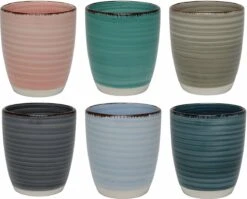 Tavola - Koffiemokken - Zonder Oor - Kleurrijk - Aardewerk - 160Ml - 6 Stuks - Ibizia 13 Tavola - Koffiemokken - Zonder Oor - Kleurrijk - Aardewerk - 160Ml - 6 Stuks - Ibizia -Keukengerei Verkoop 1200x968 3