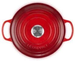 Le Creuset - Gietijzeren - Lage Braadpan - 24cm - Kersenrood -Keukengerei Verkoop 1200x988 1