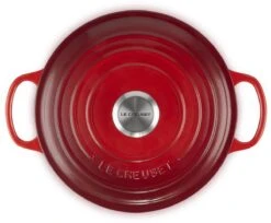 Le Creuset - Gietijzeren - Lage Braadpan - 24cm - Kersenrood -Keukengerei Verkoop 1200x989 1