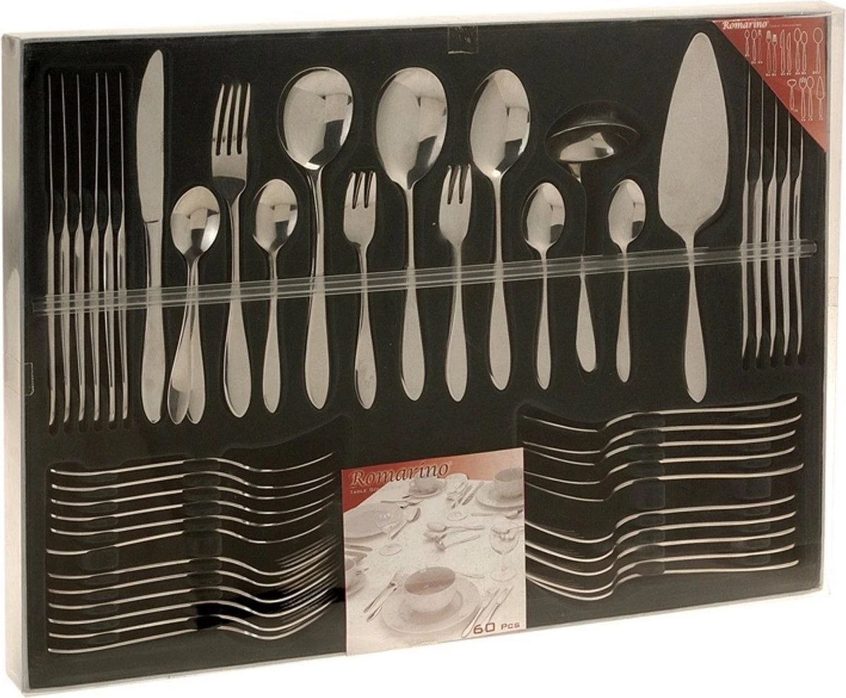 Excellent Houseware Romarino Bestekset - 60-delig - 6 Persoons