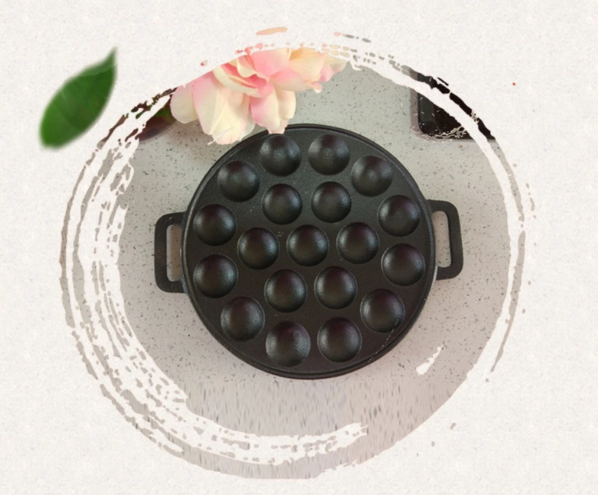 YUGN BLACK Poffertjespan Poffertjesmaker 6 Delige Set - 19 Poffertjes Incl Doseerfles Kwast Poffertjesvork Siliconen Ovenwanten - Platte Onderkant Poffertjespan Inductie Poffertjespan Elektrisch - Cadeau Tip 6 YUGN BLACK Poffertjespan Poffertjesmaker 6 Delige Set - 19 Poffertjes Incl Doseerfles Kwast Poffertjesvork Siliconen Ovenwanten - Platte Onderkant Poffertjespan Inductie Poffertjespan Elektrisch - Cadeau Tip - Afbeelding 6