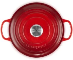 Le Creuset - Gietijzeren - Lage Braadpan - 24cm - Kersenrood -Keukengerei Verkoop 1200x998