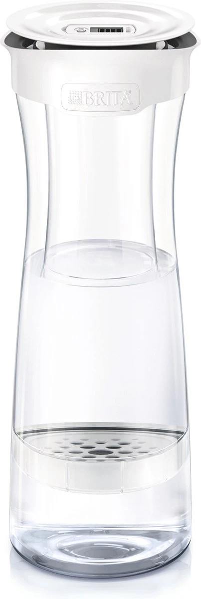 BRITA - Fill&Serve Waterfilterkaraf - 1,3L - Wit Grafiet - Inclusief 1 MicroDisc Waterfilter 1 BRITA - Fill&Serve Waterfilterkaraf - 1,3L - Wit Grafiet - Inclusief 1 MicroDisc Waterfilter