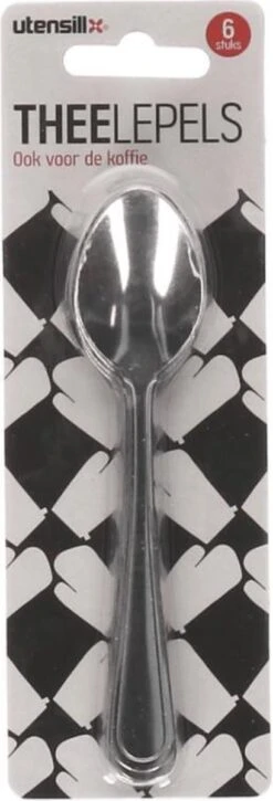Merkloos Theelepels 6 Stuks - Koffielepels - Lepeltjes -Keukengerei Verkoop 409x1200