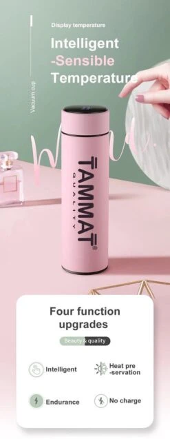 Slimme Thermosfles Met LCD Temperatuur Display - Curver Isolatiefles 0,5 Liter - Dubbelwandige Thermosfles - Thermosbeker - Isoleerfles - Thermoskan - Travel Mug - Bidon Drinkfles - Koffiebeker - Drinkflessen - RVS - Smart Thermos - Metaal -Keukengerei Verkoop 465x1200 1