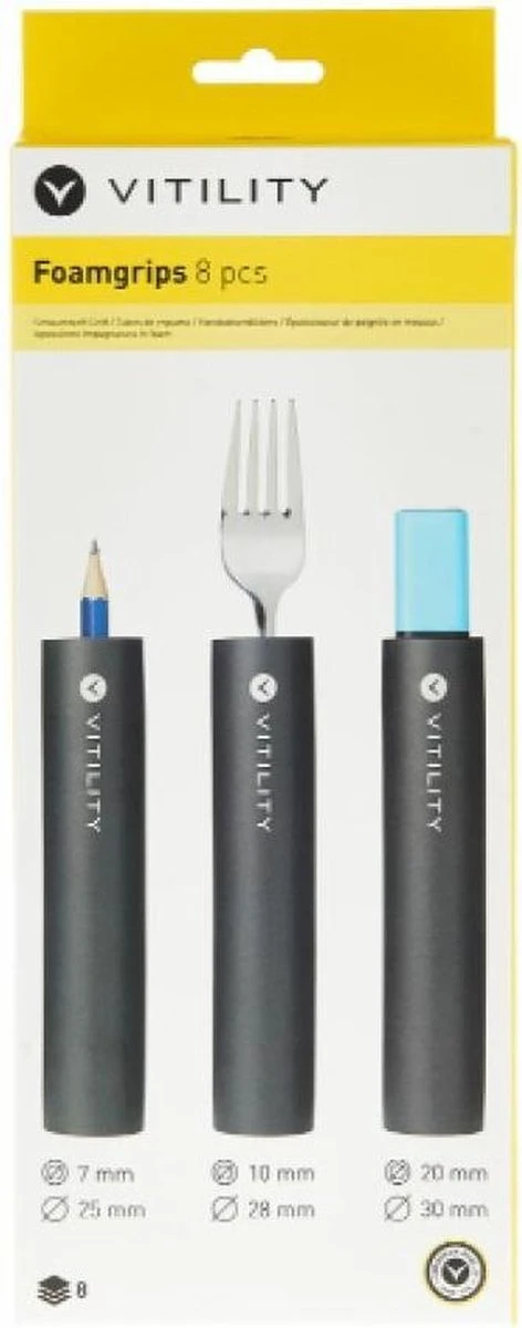 Handvatverdikkers Foamgrip 8 Stuks 2 Handvatverdikkers Foamgrip 8 Stuks - Afbeelding 2
