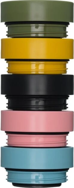 Circular & Co - Travel Mug - Koffiebeker To Go - Coffee To Go Beker - 340 Ml - Crème - Zwart - 12oz - Duurzaam -Keukengerei Verkoop 473x1200