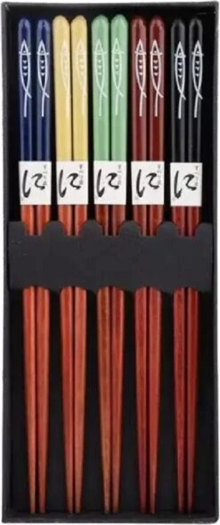 Chopsticks - Hout - 5 Paar - 22,5 Cm - Japanse Stijl - Sushi Giftset -Keukengerei Verkoop 502x1200 1