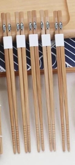 Chopsticks - Bamboe - 5 Paar - Sushi - Giftset -Keukengerei Verkoop 551x1200 1