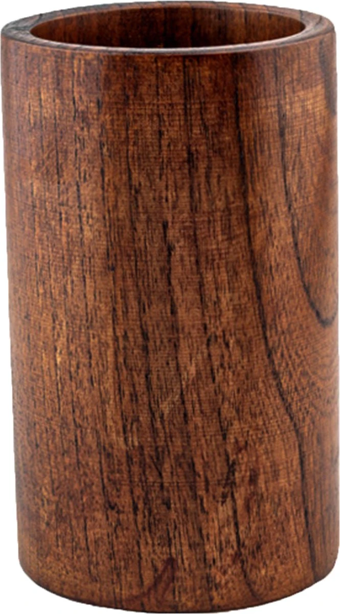 Luverno® - Keukengerei Set - 6 Delig - Teakhout - Keukenset - Keukengerei - Keukengerei Set Met Houder - Keukengerei Houder - Spatelpot - Bruin 3 Luverno® - Keukengerei Set - 6 Delig - Teakhout - Keukenset - Keukengerei - Keukengerei Set Met Houder - Keukengerei Houder - Spatelpot - Bruin - Afbeelding 3