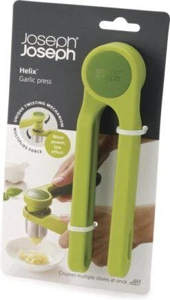Joseph Joseph Helix Knoflookpers - 17,6 X 4,6 X 5,8 Cm - Groen -Keukengerei Verkoop 680x1200