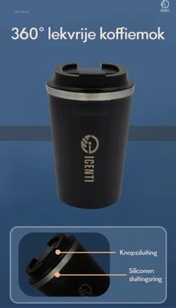 ICENTI - RVS Koffiebeker To Go - 380ml – Groen - Thermosbeker - Lekvrij - Dubbelwandig - Koffie Beker - Theebeker – Coffeemugg - Theemugg -Keukengerei Verkoop 685x1200 5