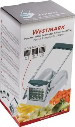 Westmark Sturdy Frietsnijder - Met Drie Messen - Wit -Keukengerei Verkoop 709x1200