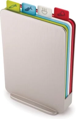 Joseph Joseph JosephJoseph - Index - Mini - Snijplank In Houder - Set Van 5 Stuks - Zilver -Keukengerei Verkoop 768x1200