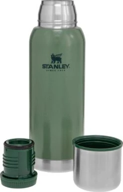 Stanley The Stainless Steel Vacuum Bottle 1,0L - Thermosfles - Hammertone Green -Keukengerei Verkoop 772x1200 2