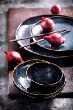 Palmer Serviesset Eccentric Stoneware 6-persoons 24-delig Blauw -Keukengerei Verkoop 800x1200 28