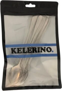Latte Machiato Lepels – RVS Lange Yoghurt, Dessert Of Koffie Lepeltjes – KELERINO. - Set Van 12 Stuks -Keukengerei Verkoop 829x1200