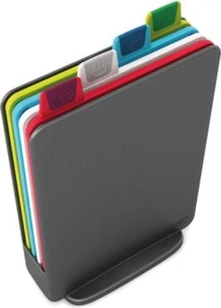 Joseph Joseph JosephJoseph - Index - Mini - Snijplank In Houder - Set Van 5 Stuks - Zilver -Keukengerei Verkoop 864x1200 3