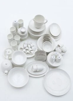 Vtwonen 4 Koffiekopjes Met Schoteltjes - Wit - Porselein - 100ml -Keukengerei Verkoop 866x1200 2