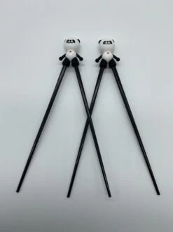 Eetstokje - Chopstick Child – 2 Stuks - Eetstokjes Voor Kinderen – Pandabeer - 22.5 Cm – Zwart/wit – Chopstick – Panda Bear
