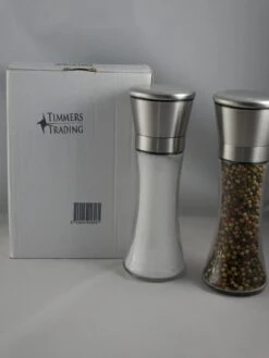 Peper En Zoutmolen Set Van RVS Stainless Steel Met Gehard Glas -Keukengerei Verkoop 900x1200 16