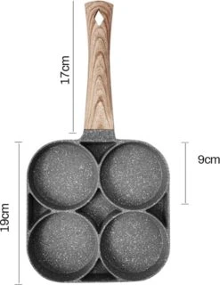 Anti-aanbak Pancake Pan | American Pancake Pan | Omelet Pan | Geschikt Voor Inductie & Alle Warmtebronnen | Eierpan | Omeletmaker | Pancake Maker | Mini Pannenkoekenpan -Keukengerei Verkoop 927x1200