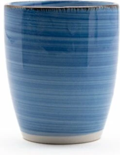 Koffiekopjes - Ocean Blue - Koffiebeker - Unieke Kleuren - Blauw - Set Van 12 Kopjes (ook Los Verkrijgbaar) - 160ML En 340ML - Porselein - Hip En Trendy -Keukengerei Verkoop 928x1200
