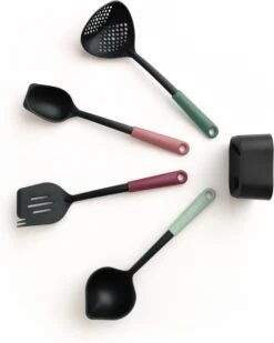 Brabantia Tasty+ Kookgerei Set - 4-delig Plus Houder - Mixed Colours -Keukengerei Verkoop 960x1200 1